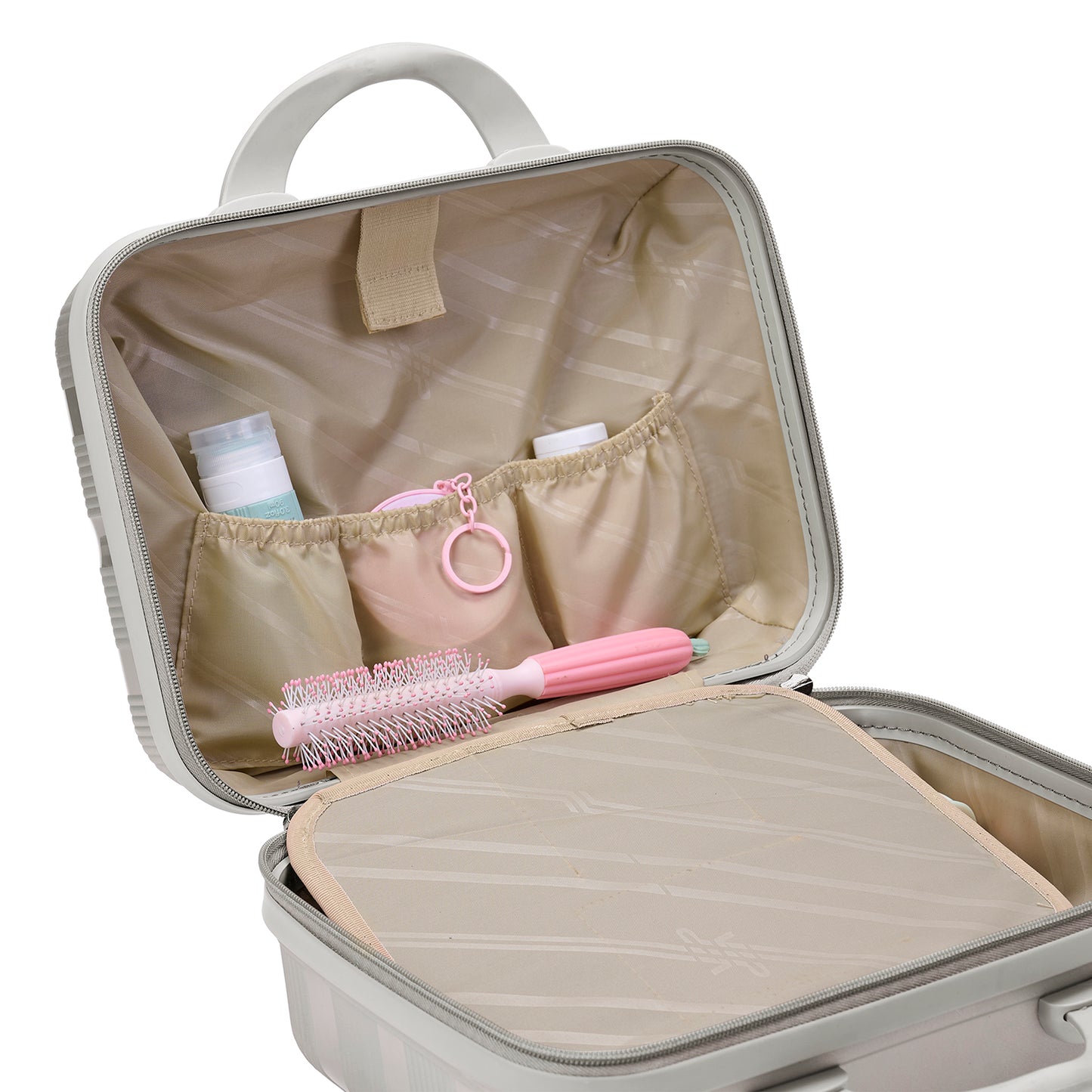 VIP Matrix Set of 3 Trolley Bag Champagne