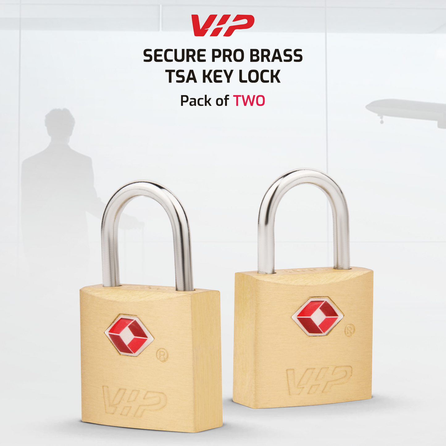 VIP SECURE PRO BRASS TSA KEY LOCK