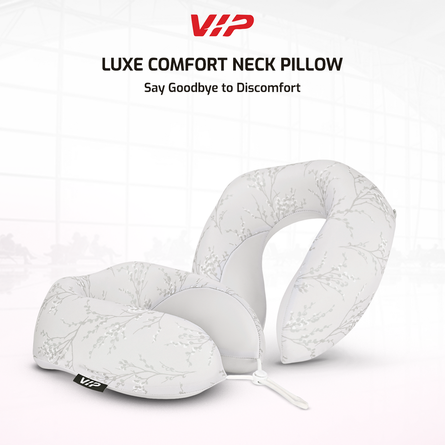 VIP LUXE COMFORT NECK PILLOW BEIGE