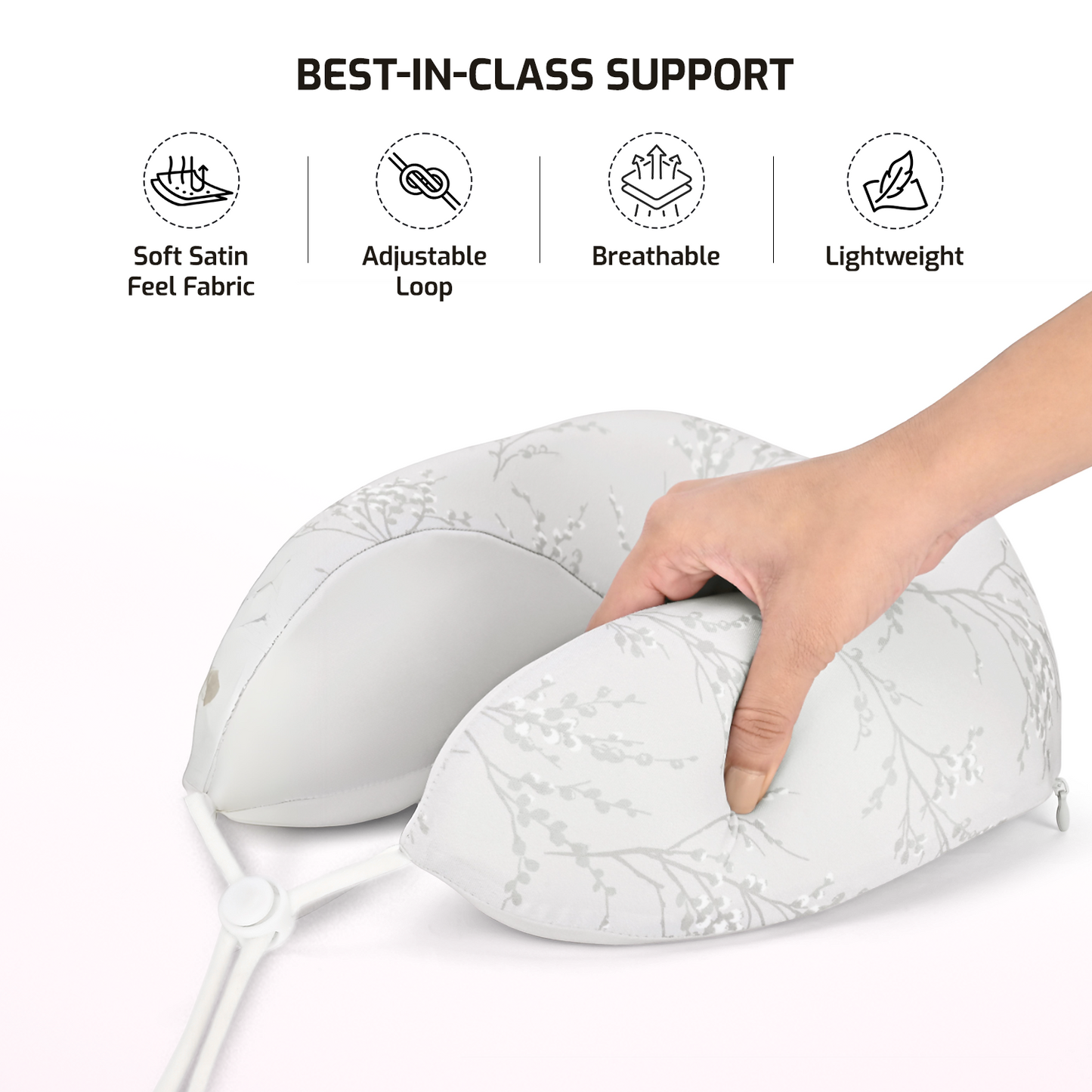 VIP LUXE COMFORT NECK PILLOW BEIGE