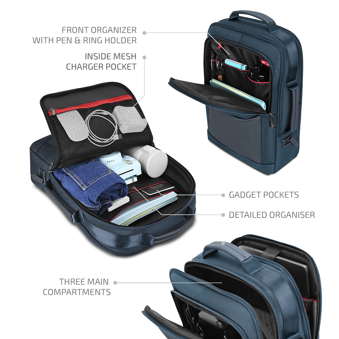 VIP LEGACY Laptop Backpack Navy