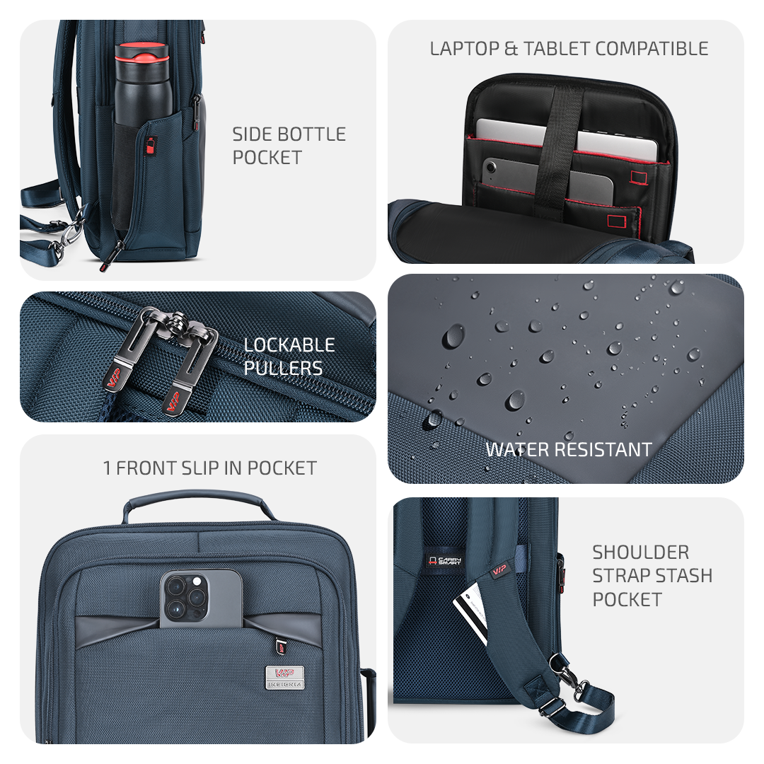 VIP LEGACY Laptop Backpack Navy
