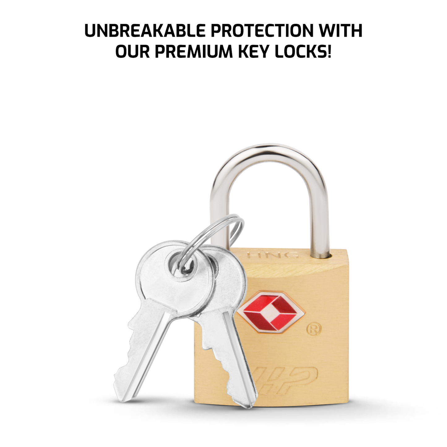 VIP SECURE PRO BRASS TSA KEY LOCK