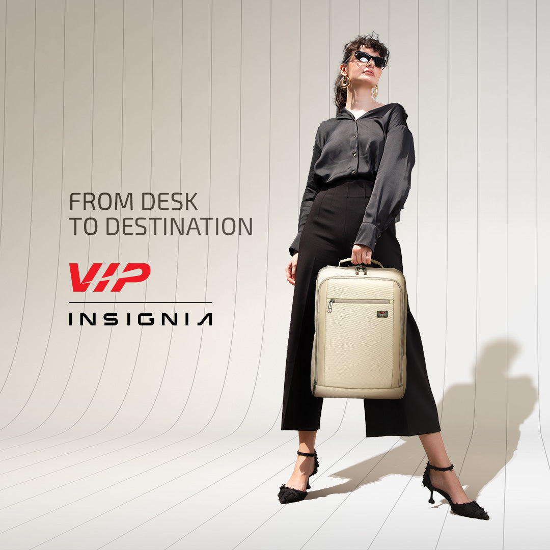 VIP VOGUE Laptop Backpack Beige