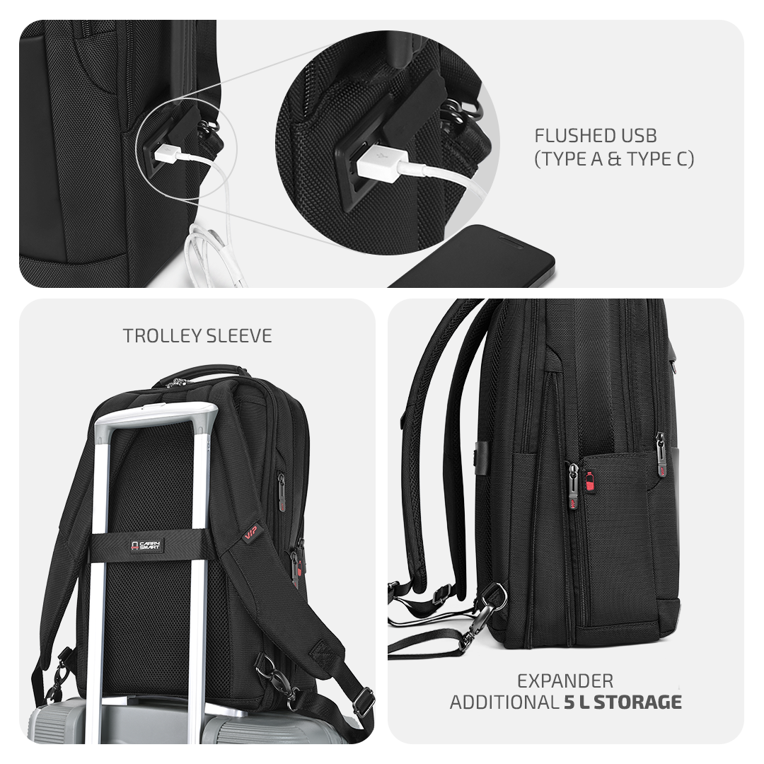 VIP LEGACY Laptop Expander Backpack