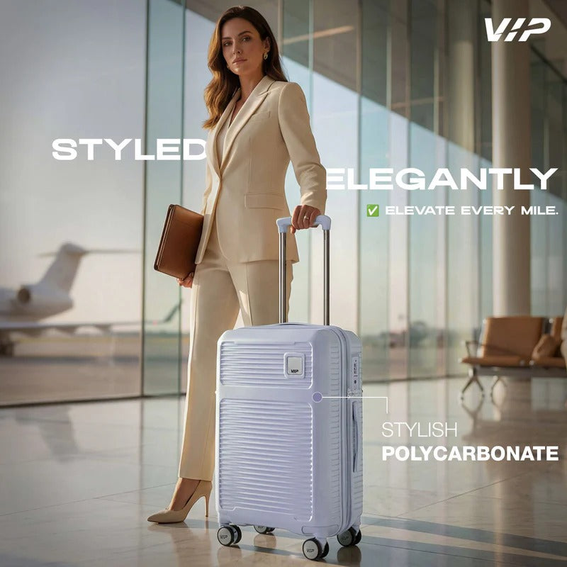VIP Vero Lavender Blue Trolley Bag
