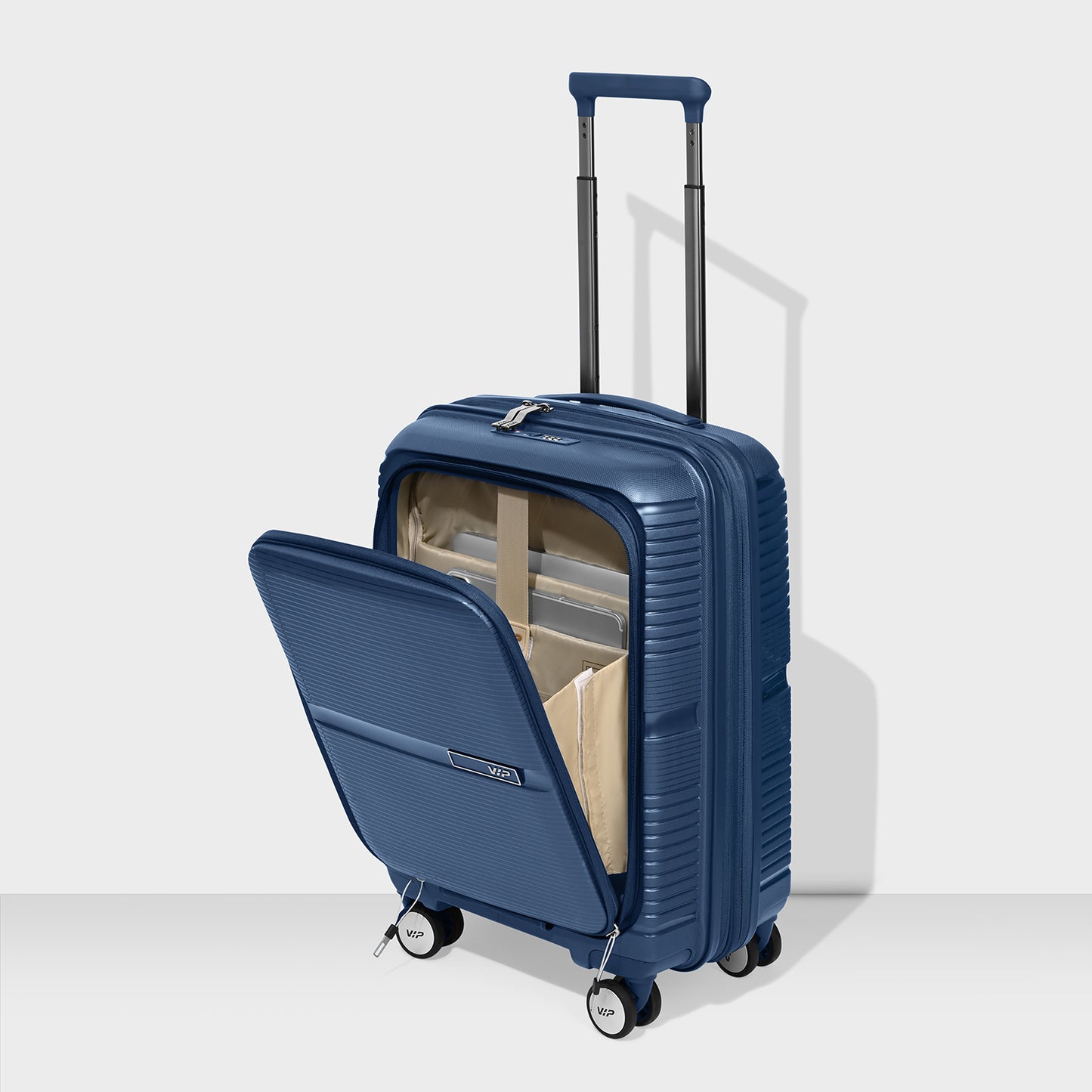 VIP Aer Plus Pro Blue Cabin Trolley Bag