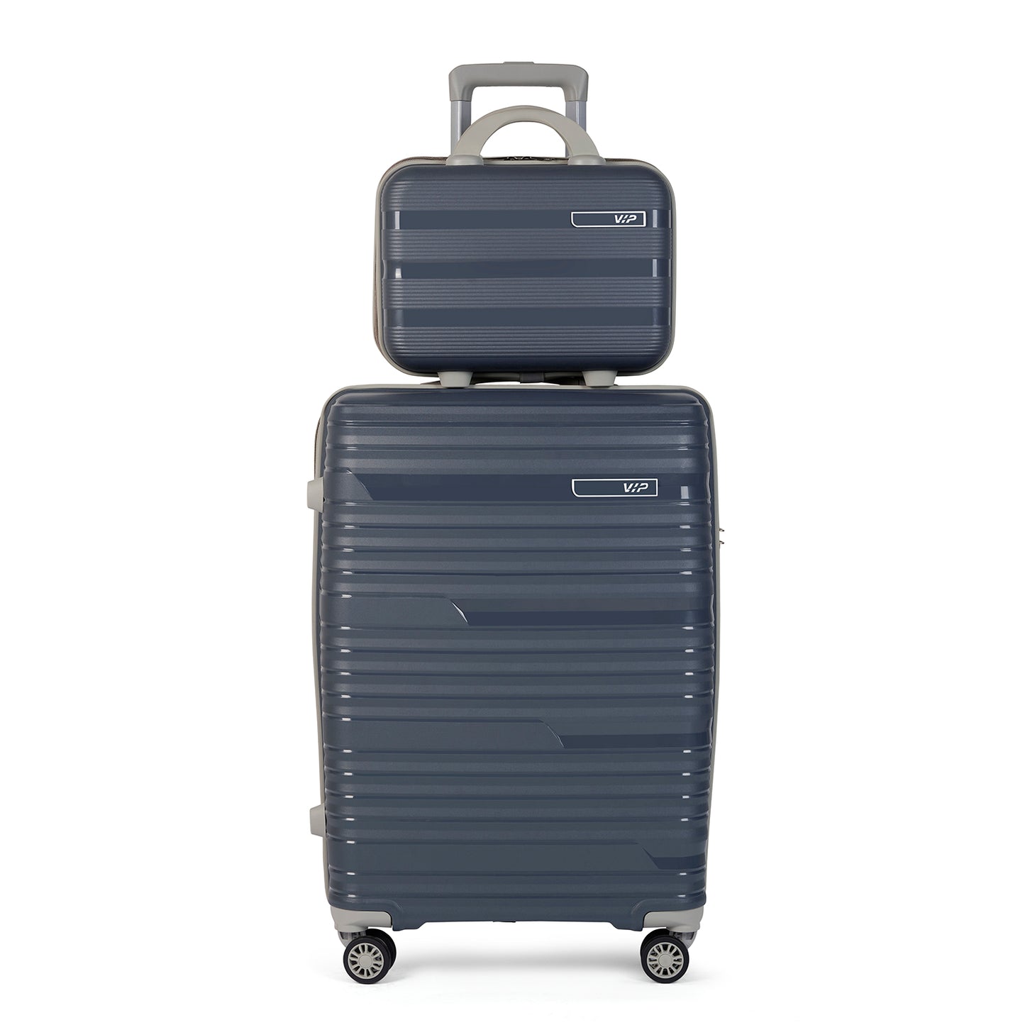 VIP Matrix Set of 3 Trolley Bag Light Grey