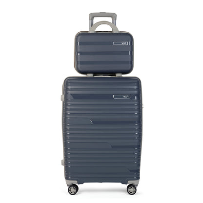 VIP Matrix Set of 3 Trolley Bag Light Grey