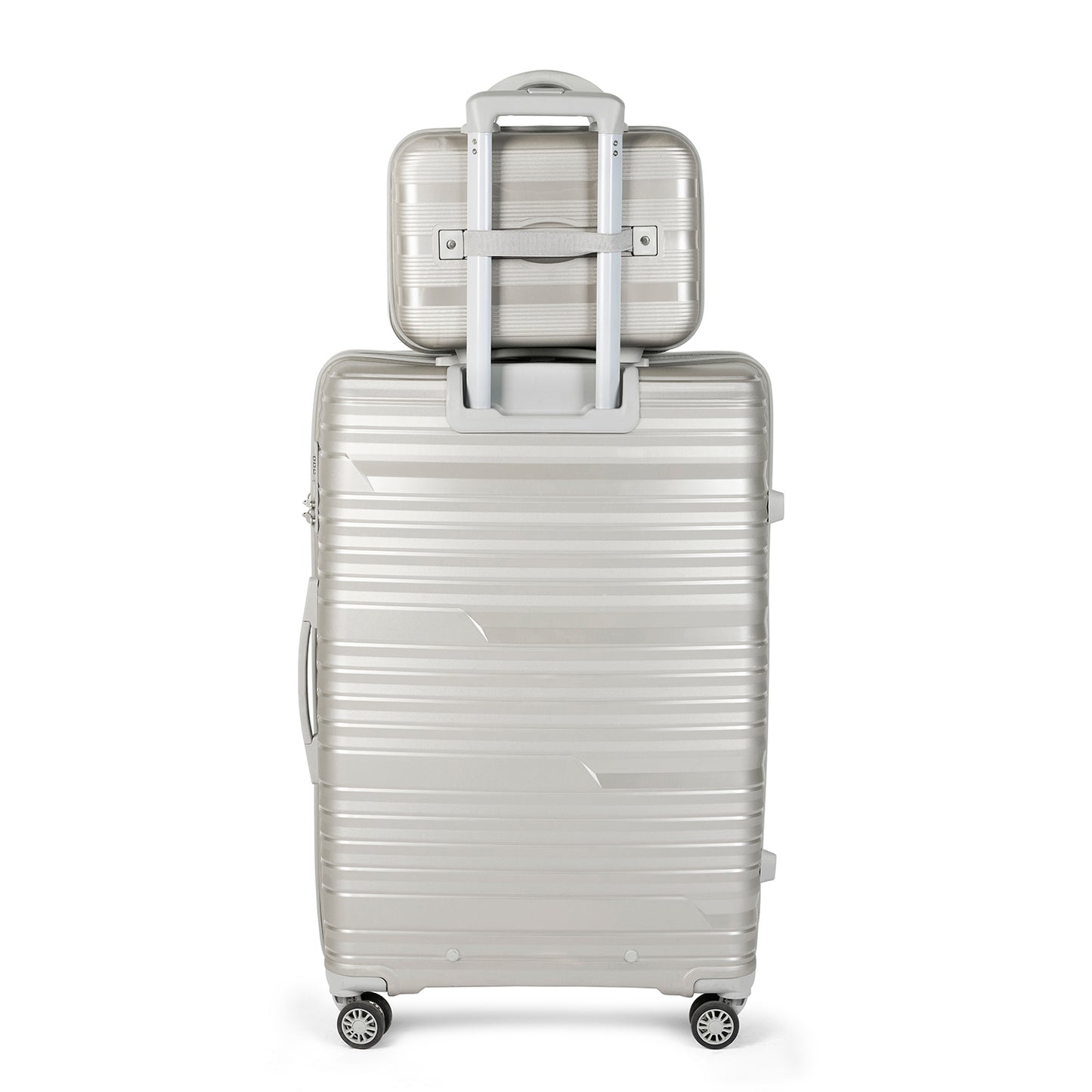 VIP Matrix Set of 3 Trolley Bag Champagne
