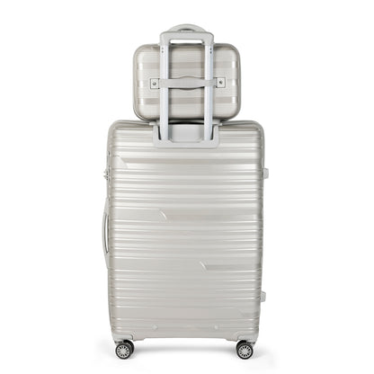 VIP Matrix Set of 3 Trolley Bag Champagne
