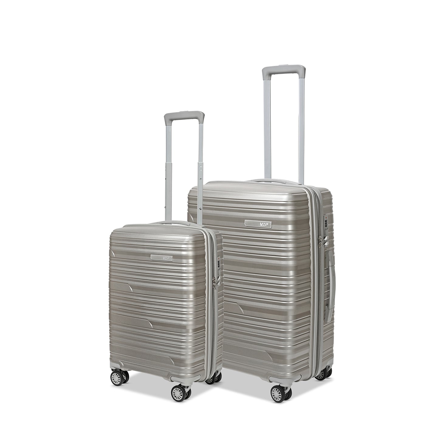 VIP Matrix Set of 2 Trolley Bag Champagne