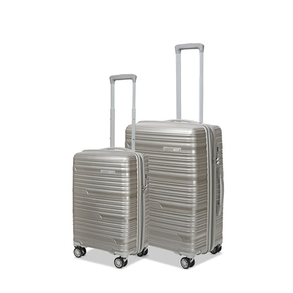 VIP Matrix Set of 2 Trolley Bag Champagne