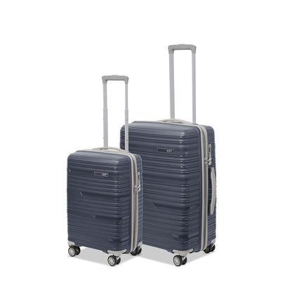 VIP Matrix Set of 2 Trolley Bag Light Grey