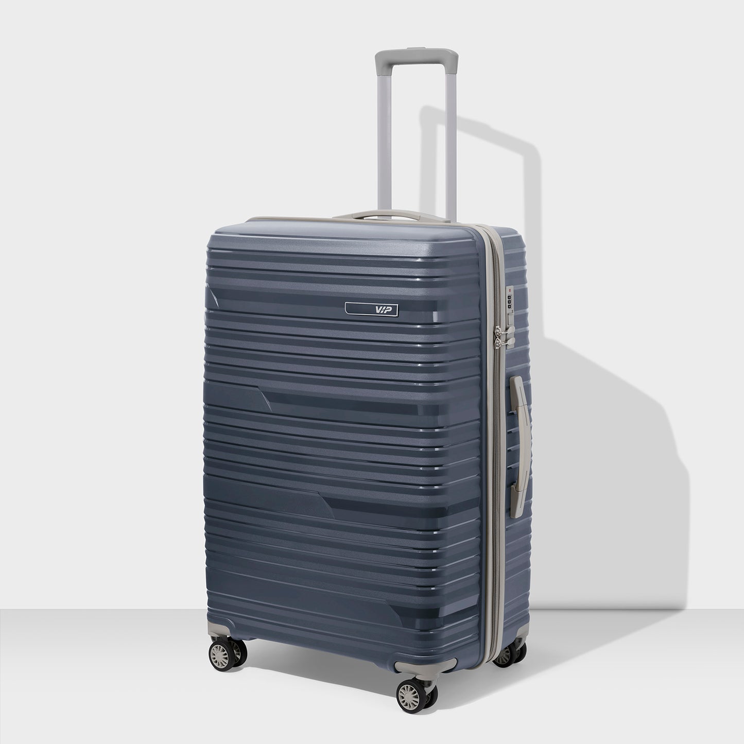 VIP Matrix Set of 3 Trolley Bag Light Grey