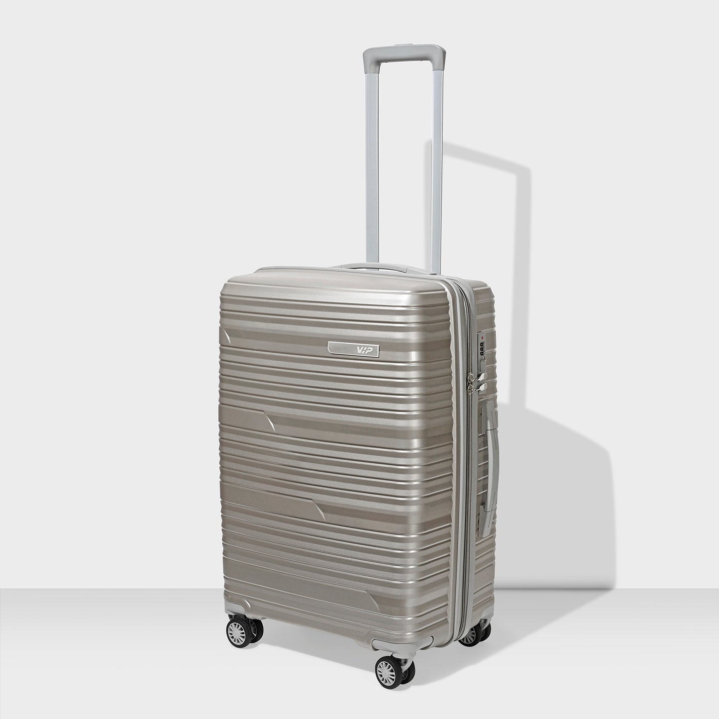 VIP Matrix Set of 2 Trolley Bag Champagne