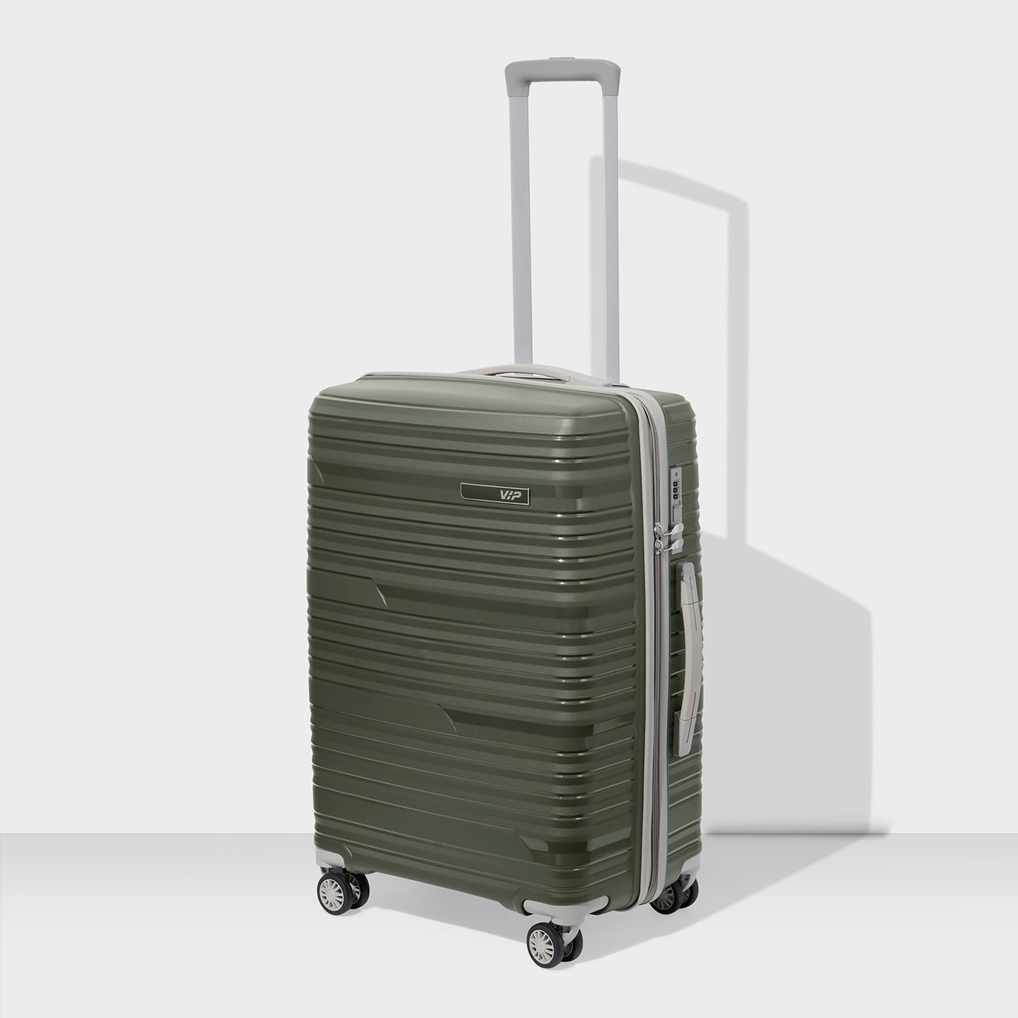 VIP Matrix Set of 2 Trolley Bag Ivy Green