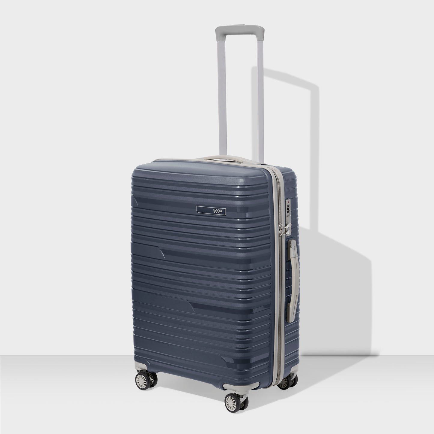 VIP Matrix Set of 2 Trolley Bag Light Grey