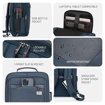 VIP LEGACY Laptop Expander Backpack Navy