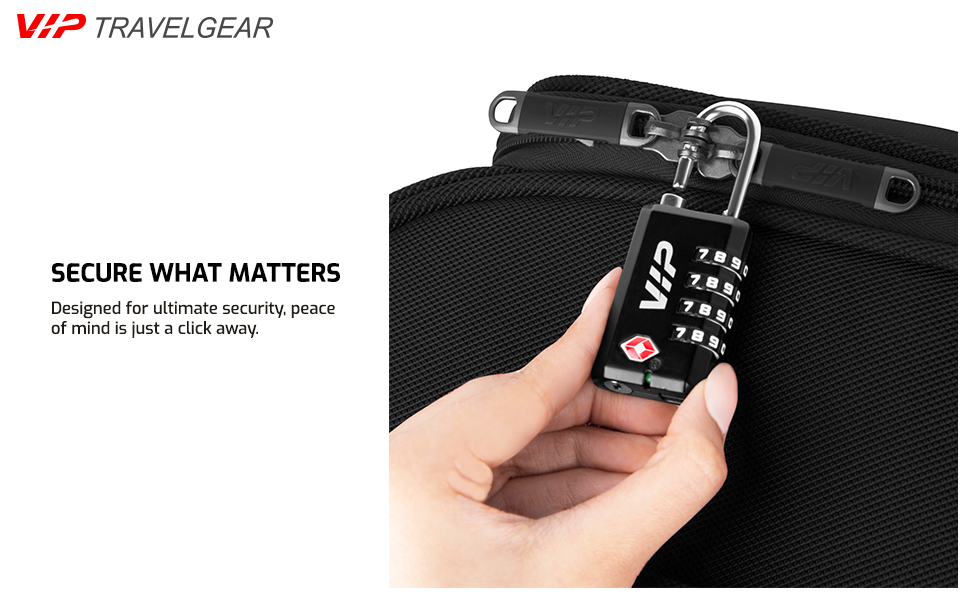 VIP SECURE PRO TSA PAD LOCK PACK OF 2) – VIP Bags India