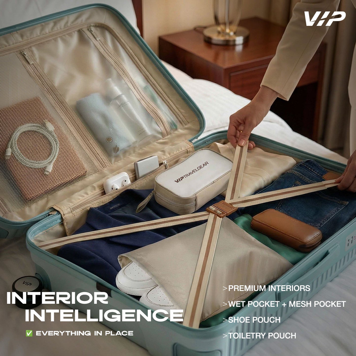 VIP Vero Surf Spray Medium Trolley Bag