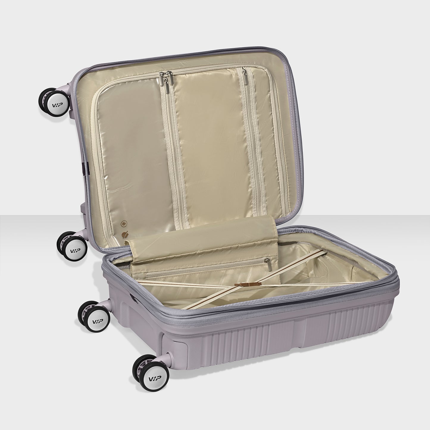 VIP Aer Plus Pro Grey Cabin Trolley Bag