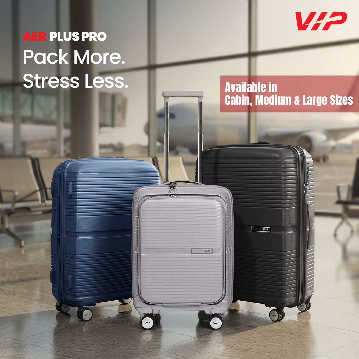 VIP Aer Plus Pro Trolley Bag Large