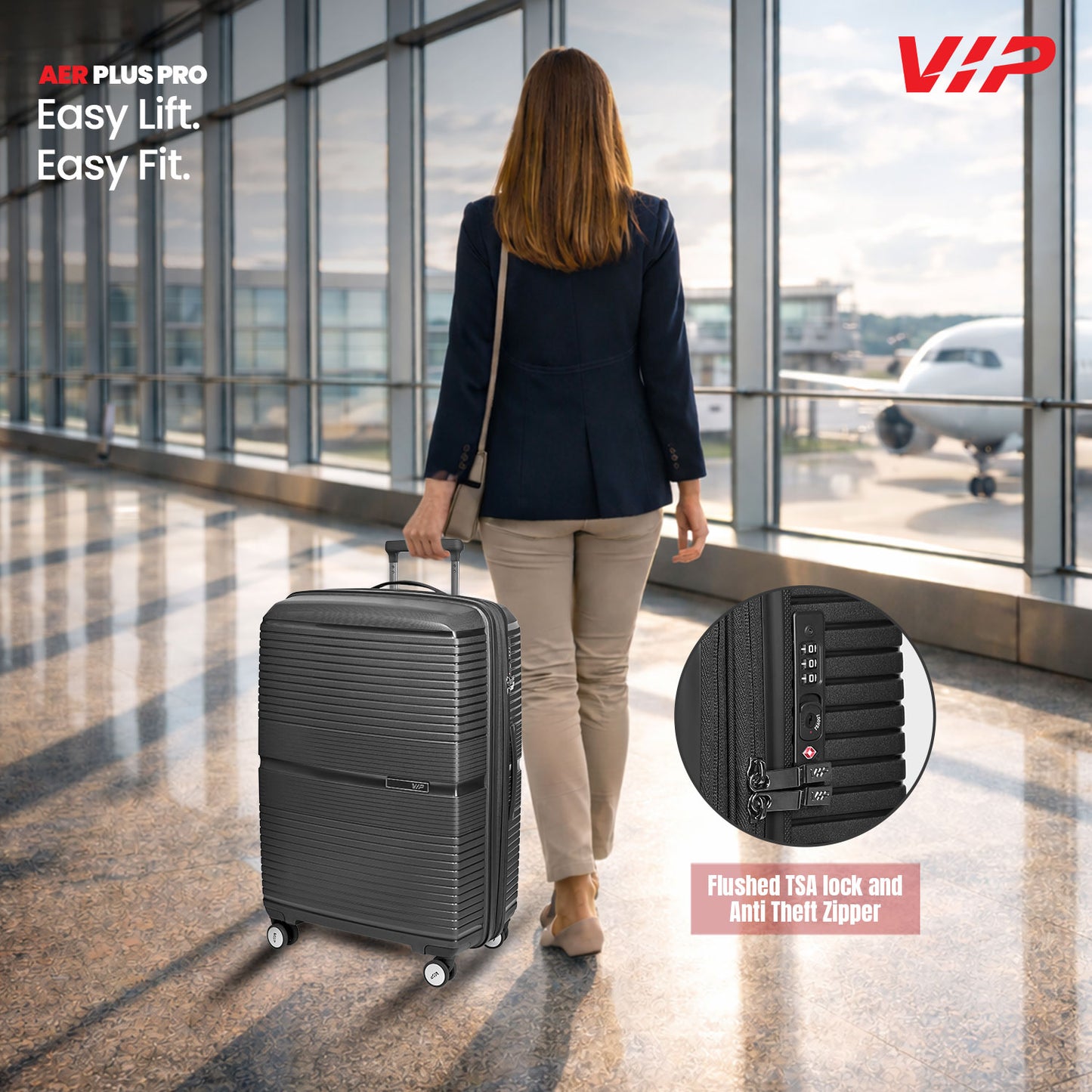 VIP Aer Plus Pro Trolley Bag Medium