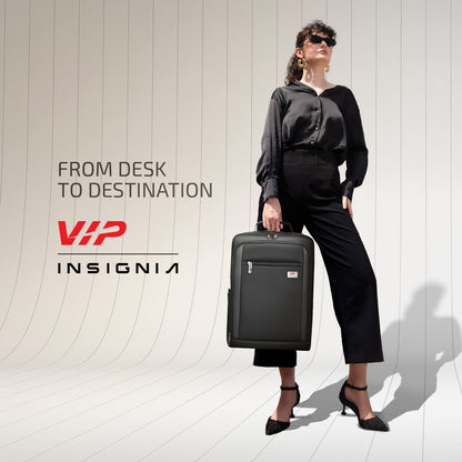 VIP VOGUE Laptop Expander Backpack Black