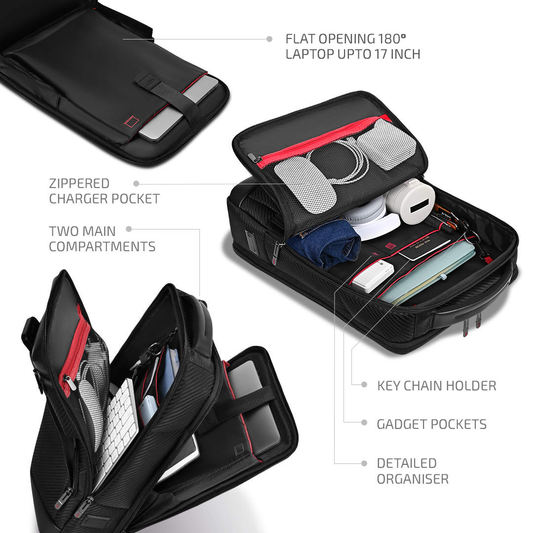 VIP URBAN Mesh Laptop Expander Backpack