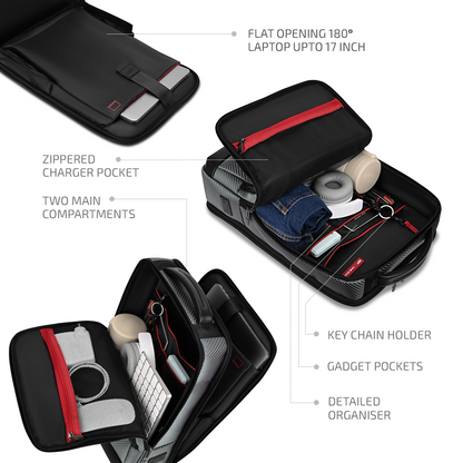 VIP URBAN Mesh Laptop Expander Backpack