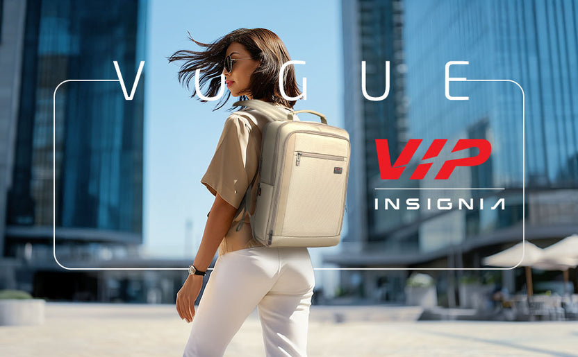 VIP VOGUE Laptop Expander Backpack – VIP Bags India