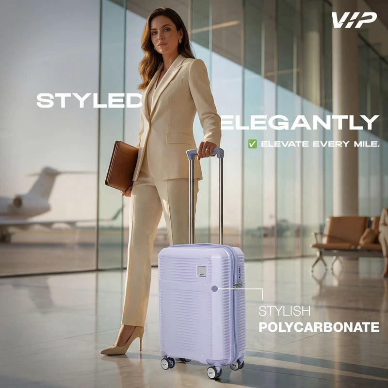 VIP Vero Lavender Blue Trolley Bag
